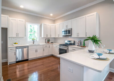 Vero Beach Kitchen Remodeling job of white cabinetry.