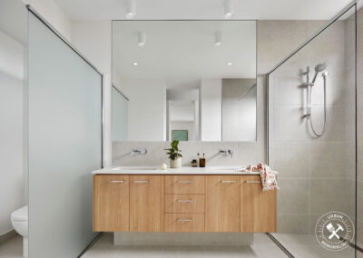 Modern Bathroom Vanity in a Vero Beach house